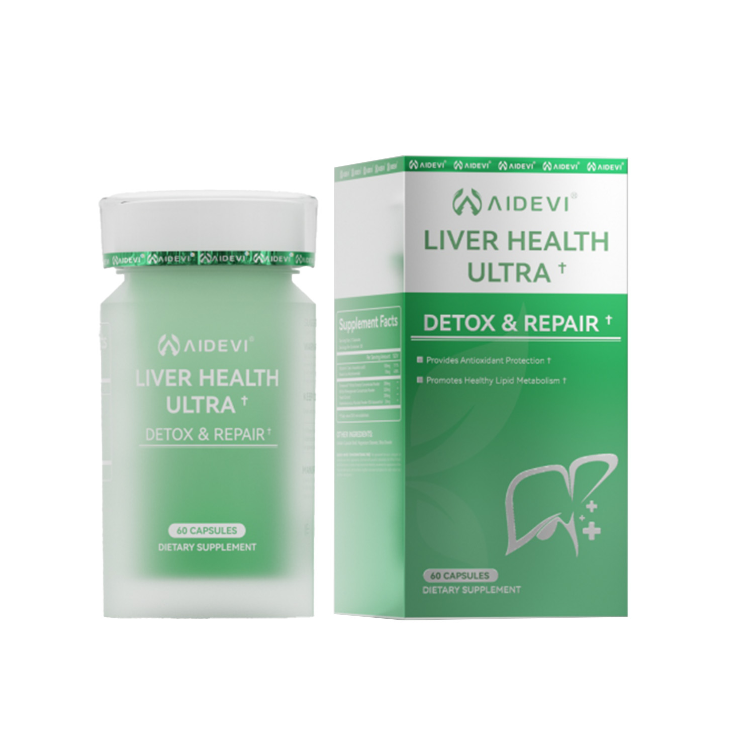 AIDEVI Liver Health Ultra | Advanced Liver Detox & Repair Formula